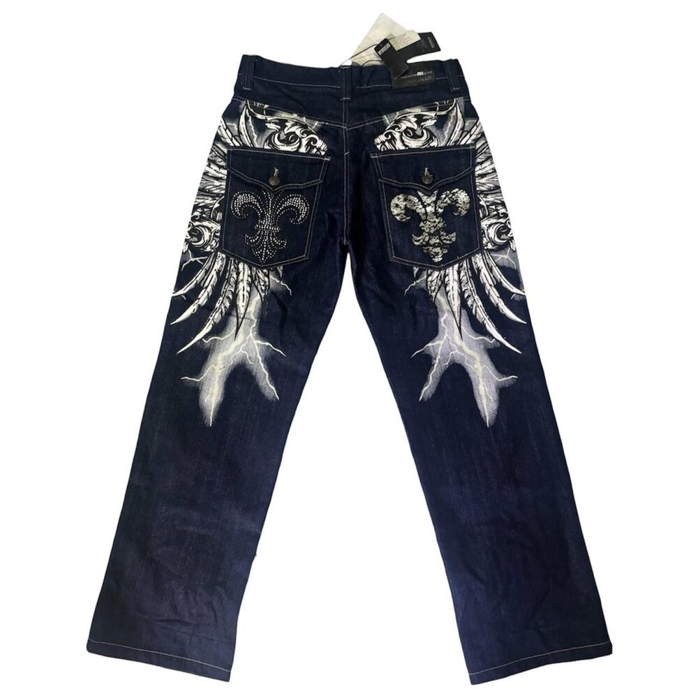 NWT Men’s Raw Blue Denim Jeans, size 32x32